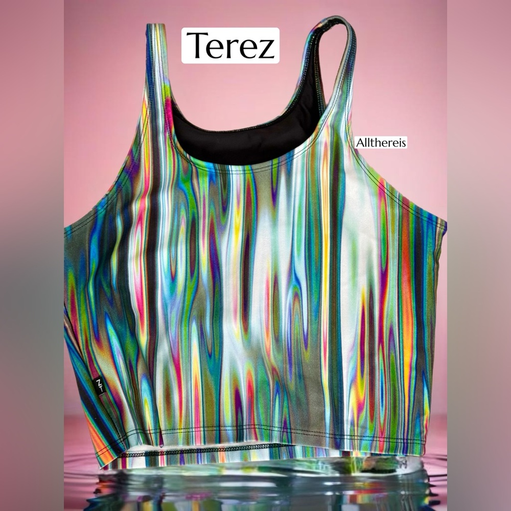 Terez crop tank bra M